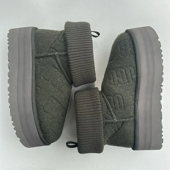 NEW Ugg Classic Mini Platform Felted Boot - Picture 3 of 7